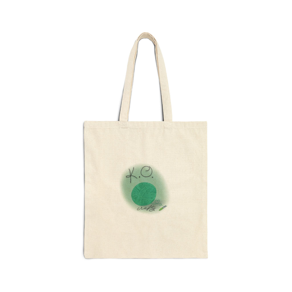 Cotton Canvas Tote Bag - Koko the Dog WIP Bag Design