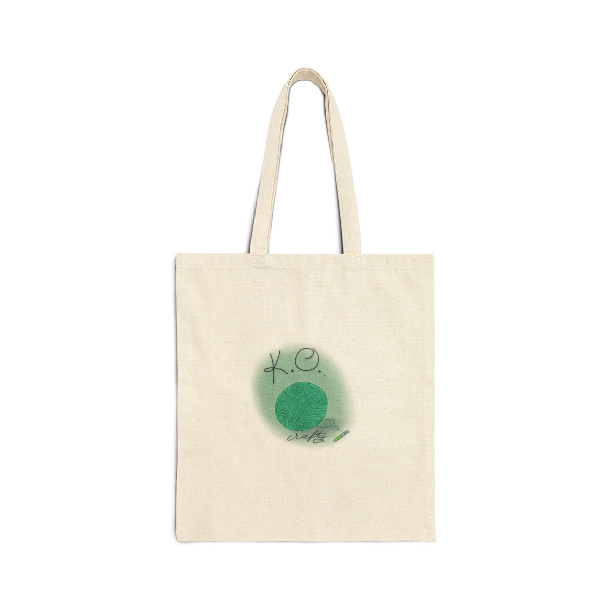Cotton Canvas Tote Bag - Koko the Dog WIP Bag Design