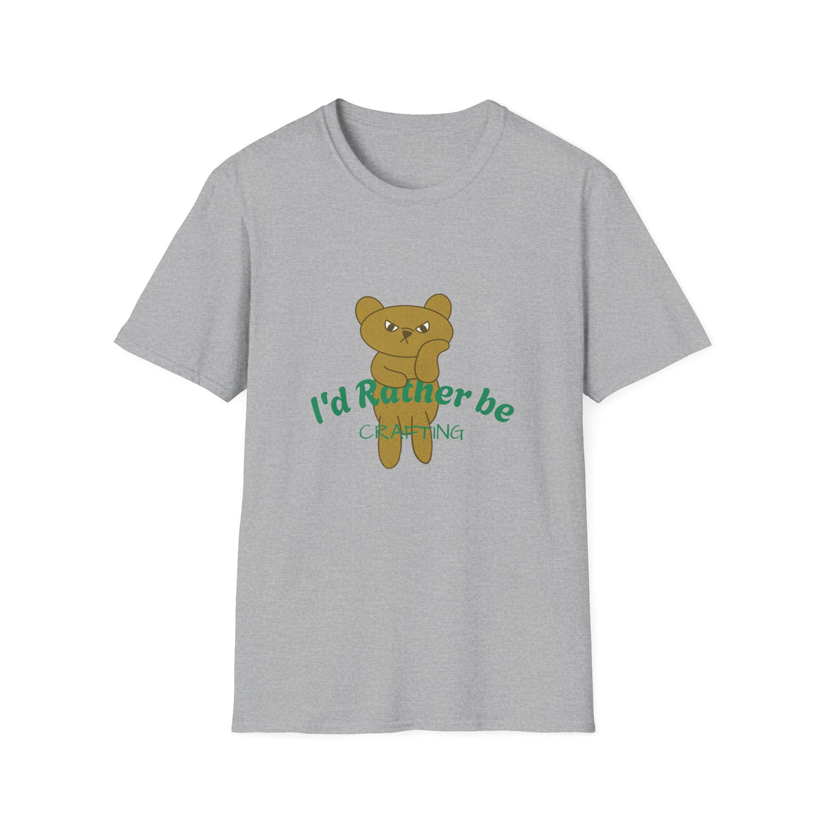I'd Rather Be Napping Bear T-Shirt — Cute Lazy Bear Tee for Cozy Lounge & Gifts