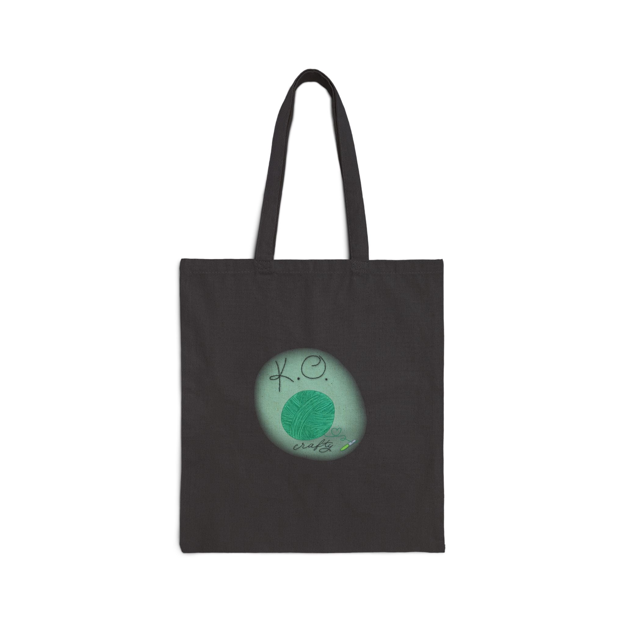 Cotton Canvas Tote Bag - Koko the Dog WIP Bag Design