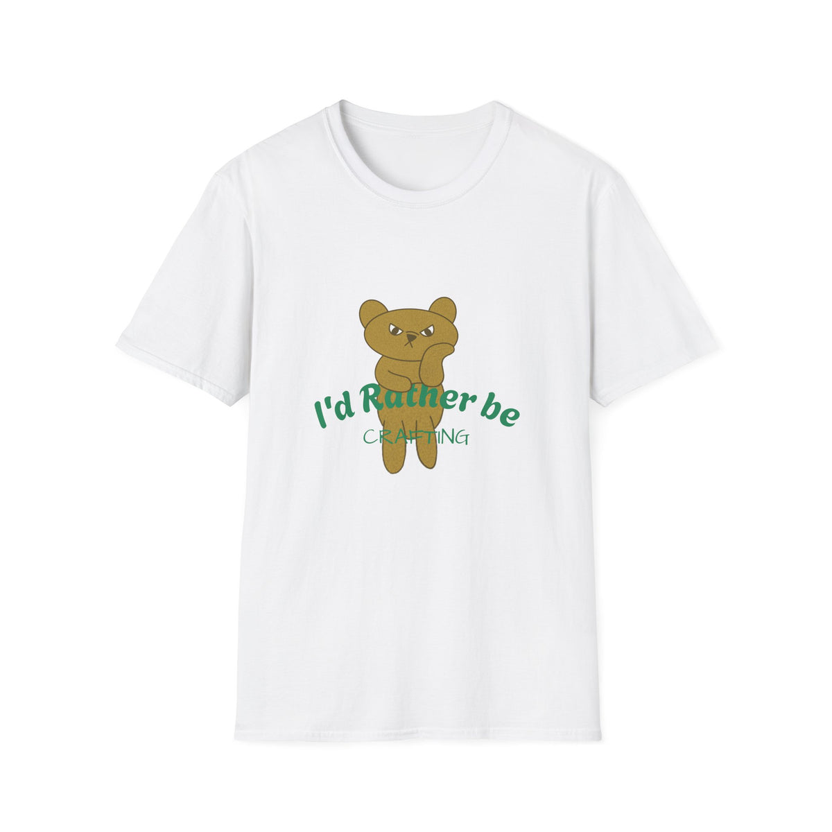 I'd Rather Be Napping Bear T-Shirt — Cute Lazy Bear Tee for Cozy Lounge & Gifts
