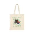 Cotton Canvas Tote Bag - Koko the Dog WIP Bag Design